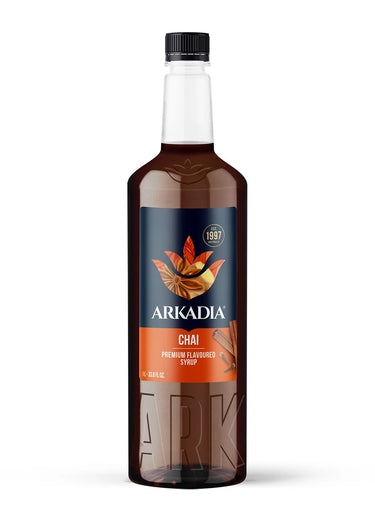 Arkadia Premium Chai Syrup 1000ml (1L) Cafe Barista Cafe Perfect Hot or Iced